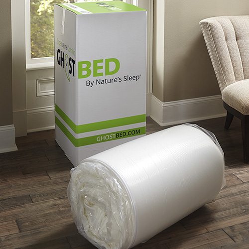 Ghostbed delivers comfy mattress right to your door