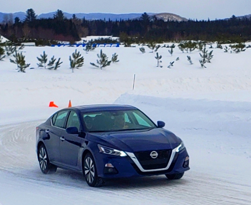 Nissan’s AWD Altima Handles Ice Like A Pro